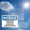 Signmission Do Not Enter Contractor Access Only Beyond OSHA Notice Sign, Vinyl Decal, 10in W x 7in L, 2PK OS-2PACK-NS-D-710-L-11176 - alternate 4